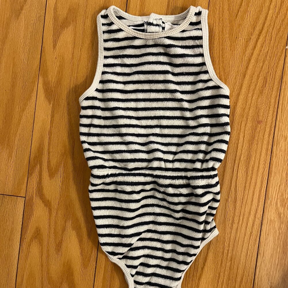 Unisex Baby Striped One Piece Analogie by Lil Legs 24 Months